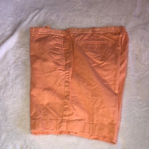 J Crew flat front shorts peach colored
